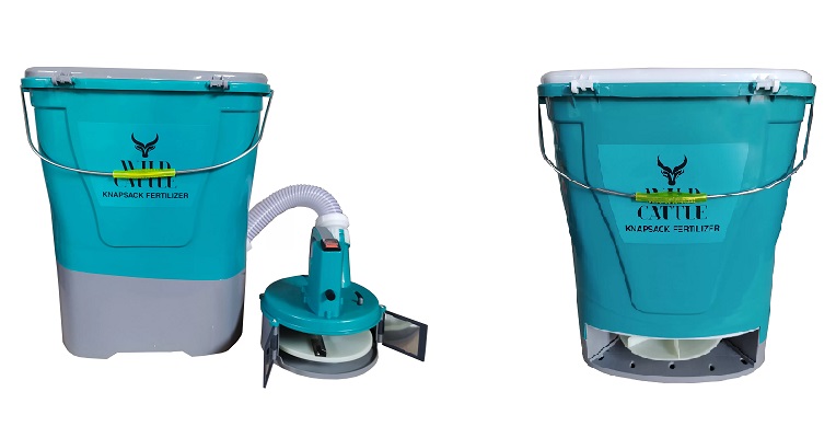 مقایسه ظاهر دستگاه کودپاش ساده و خرطومی