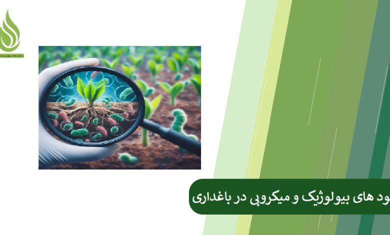 تصویر اثرات استفاده از کود های بیولوژیک و میکروبی در باغداری
