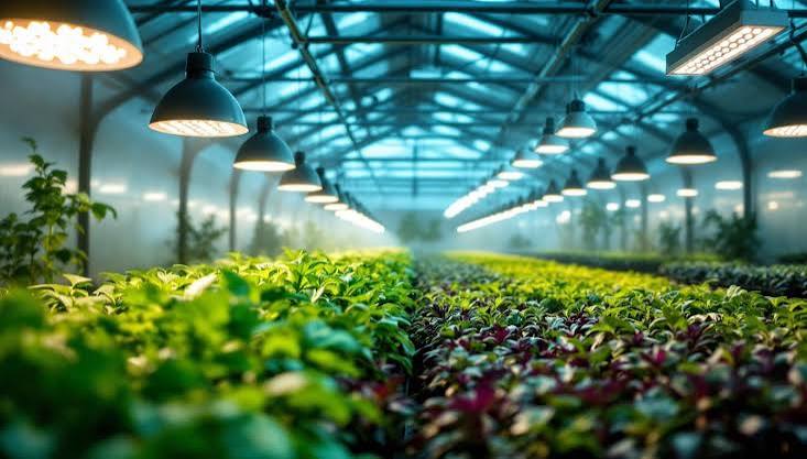 The effect of artificial light in the greenhouse